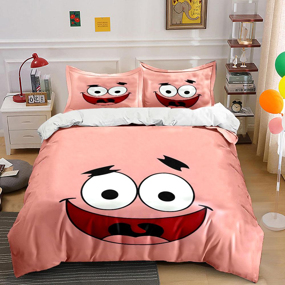 

Smiling cartoon face pattern. Bedding sets Duvet cover sets Duvet covers Pillowcases(1 * Duvet Cover 2 * Pillowcases, without duvet insert) 135x200cm