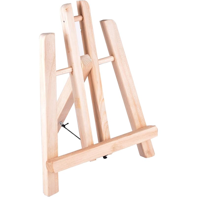 Variety Canvas Easel Stand Tabletop A-Frame Wooden Easel Size - 12""