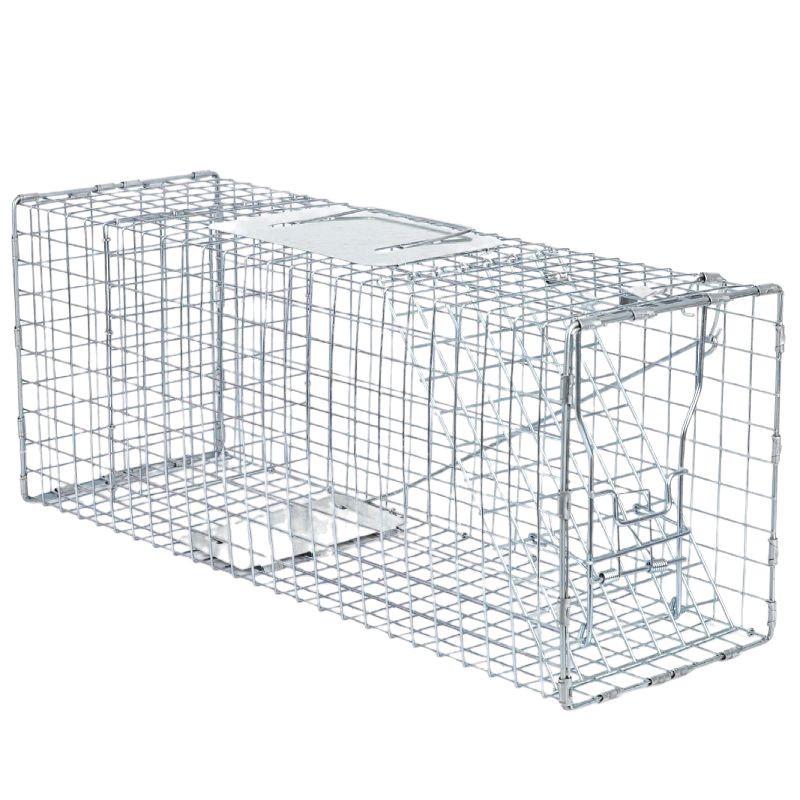 Jaula Trampa Plegable Totalmente Automática para Gatos para la Captura y Rescate Fácil de Gatos Callejeros