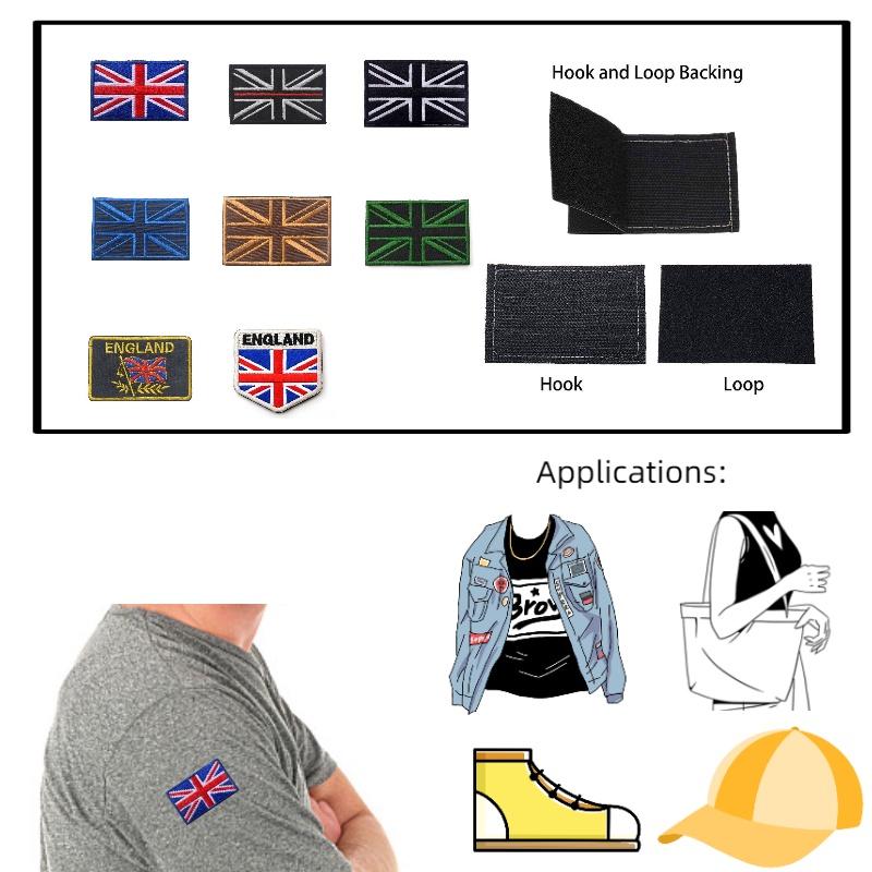 Unique And Stylish Embroidered Patch British Flag Design 8*5cm Size