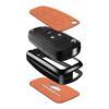 Funda de piel de aleación de zinc para llave de coche plegable, llavero para Chevrolet Cruze Aveo 2020-2024 BOLT Tracker Malibu Onix Cobalt Captiva Spark