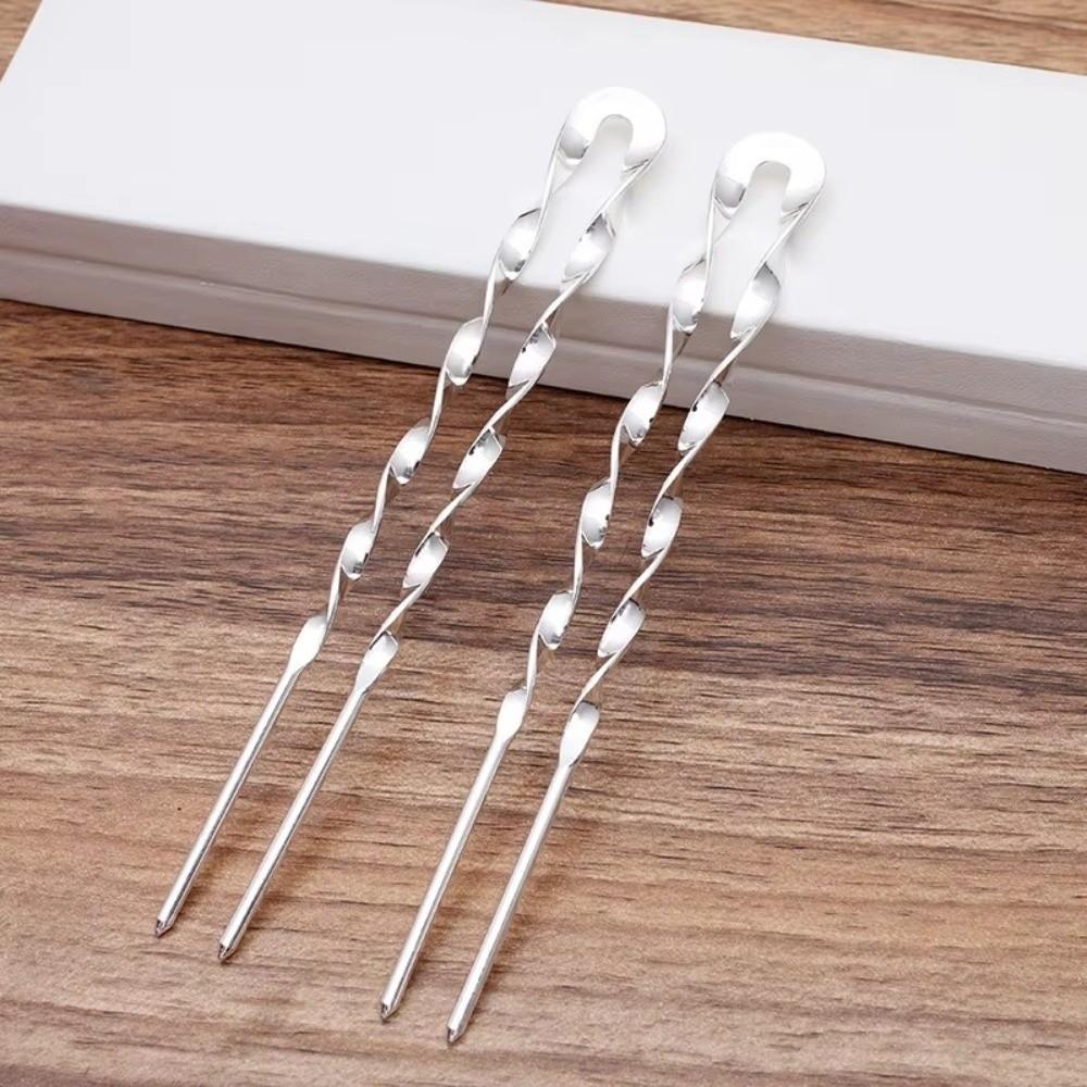 Vintage Vintage U Shape Hair Clips Secure Hold Metal Hair Sticks Styling Clips Hair Clip Forks for Women Updos