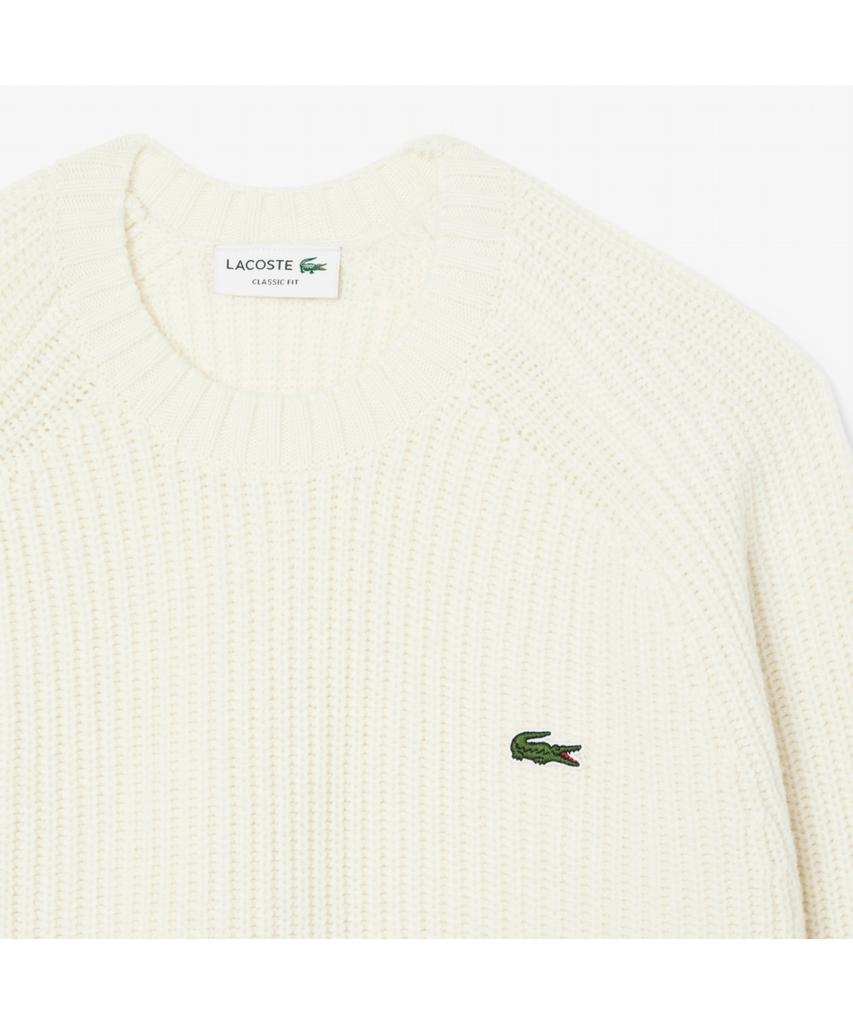 LACOSTE Men'S Rib Knit Crew Neck Sweater Ah3142-55N Xfj