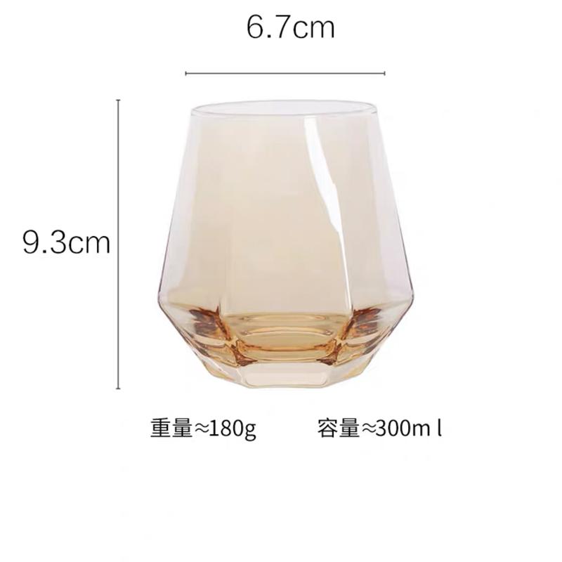Rauchgrau Whiskey Obstwein Glas Haus Minimalistisch Wohnzimmer Trinken Kreativ Bierkrug Bubble Tea Tasse Set