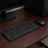 Keyboard Mouse Combo Slim Lightweight 2.4GHz Wireless 78 Key Korean Keyboard with Silent Mouse for PC Laptop