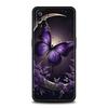 Phone Case For Oneplus 13R 12R 13 12 10T 10R Nord N100 N200 N10 10 9 9R 9RT CE 2 Z Pro 5G Soft TPU Cover Art Purple Butterfly