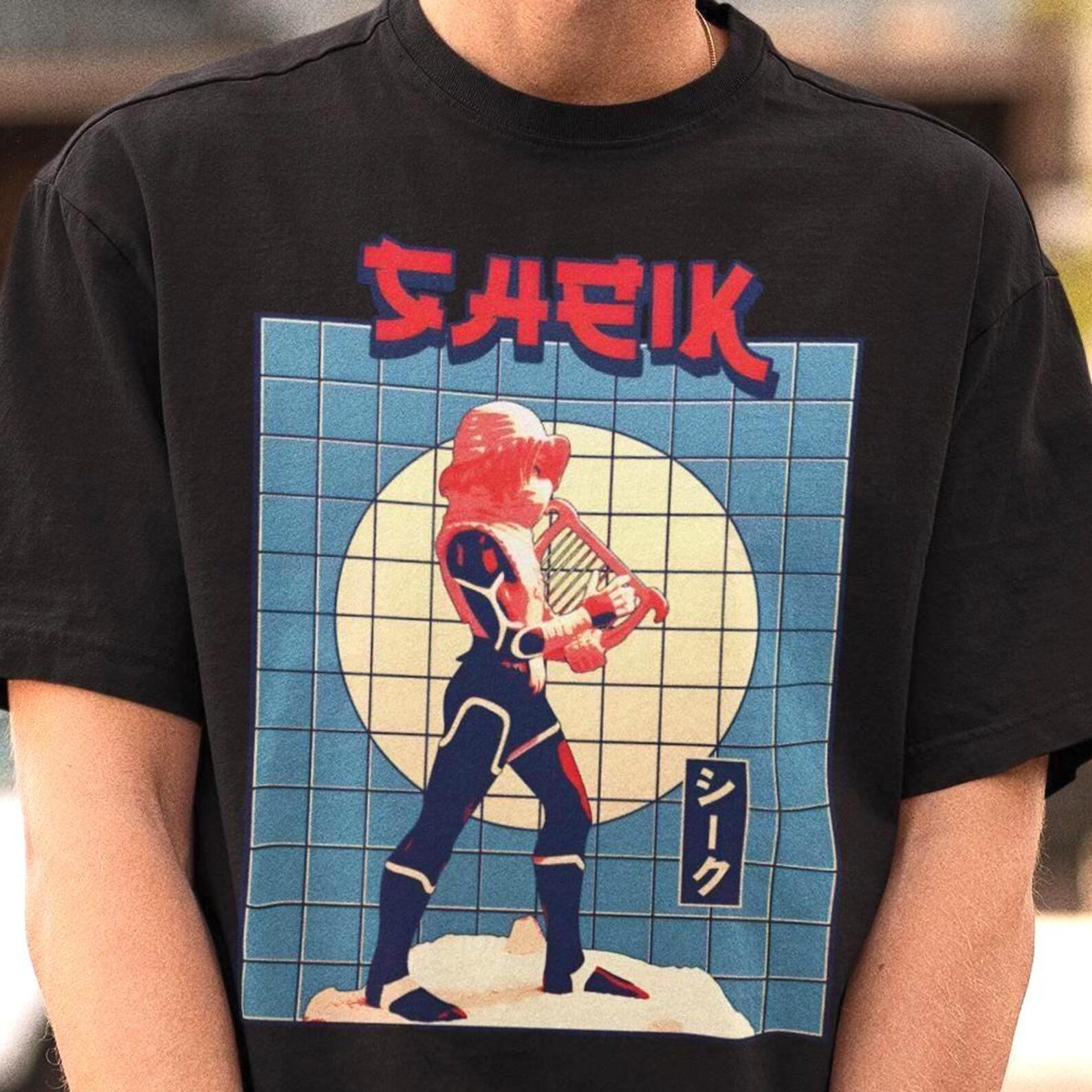 Legend of Zelda Sheik Ocarina of Time Shirt - LoZ Tshirt,Sheikah Tee,OOT Gift 2XL