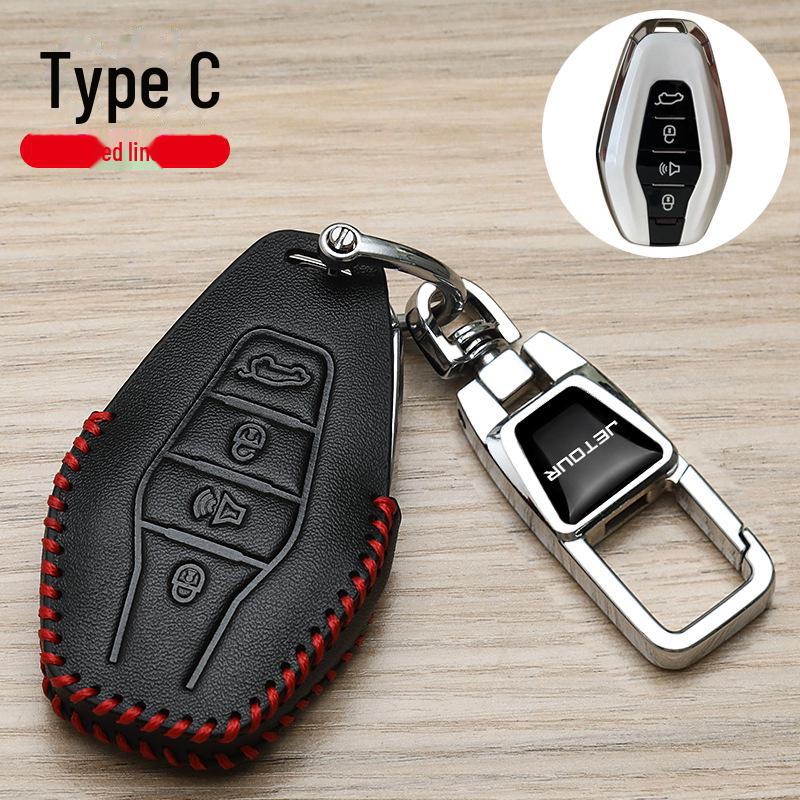

Чехол для ключа Jetour X70 Plus и Chery Jetour Dasheng X90/X70S High-End Key Sleeve + Key Buckle