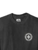 PUNCH DRUNK PARTIES Circle Logo Garment Dyed Tee (Charcoal)