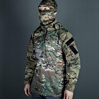 Frosch Set Langärmlige Herren Outdoor Lockere Elastische Atmungsaktive Assault Jacke