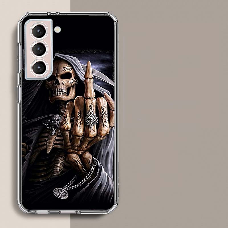 

Чехол для телефона с рисунком Череп Жнеца и Скелет для Samsung A17 A56 A36 A26 A16 A55 A35 A25 A15 A05S Galaxy A71 A51 A41 A31 A21S A70 A50 A Samsung A56