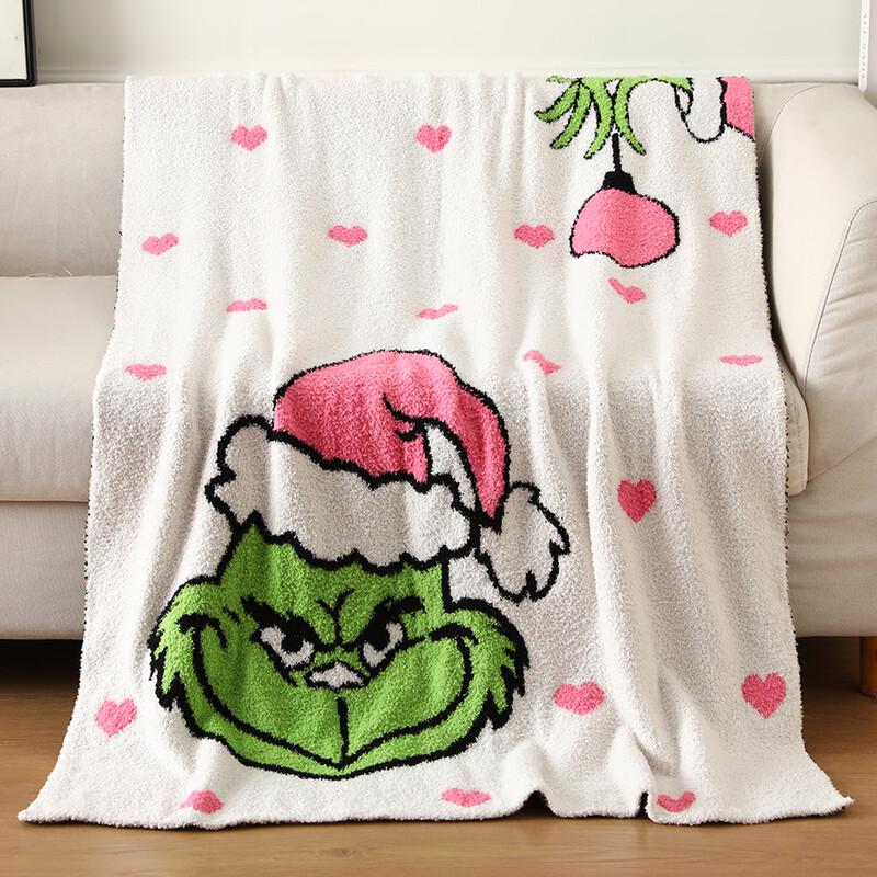 LISM Decorative Bow Throw Blanket