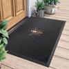 Embroidered Rubber Entry Mat Entry Mat Easy To Care for Non-slip Foot Mat Entry Mat Elevator Sand Scraping Dust Removal