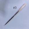 3pcs/set Long Hair Drawing Pen Art Supplies Artist's Painted Oil/Watercolor Painting Fill Corner Edge Creation Paint Brushes