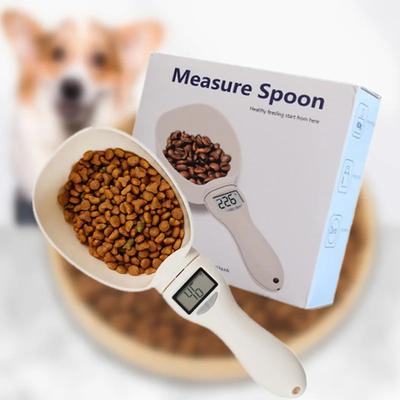 Pet Food Measuring Scoop with Clear Scale Marks, Graduated Portion Control Tool for Dog Cat Feeding, Food Grade Dishwasher Safe