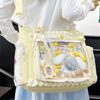 Bowknot Lolita Transparent Crossbody Bag Ballet Style Tote Bag Y2k Anime Shoulder Bag  Outdoor