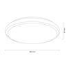 Stropní LED světlo Irina 40 Kulaté 48W 5200Lm 3000K-6000K Dálkové ovládání - Pl-310750