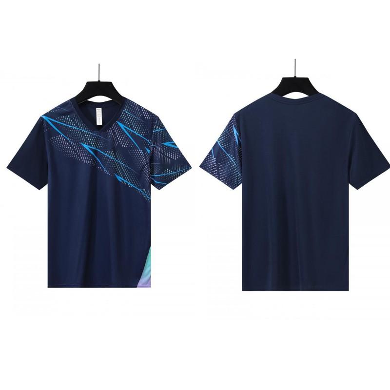 Quick Dry Unisex Badminton T-Shirt Breathable Sportswear Men Women Training Gym Team Sports