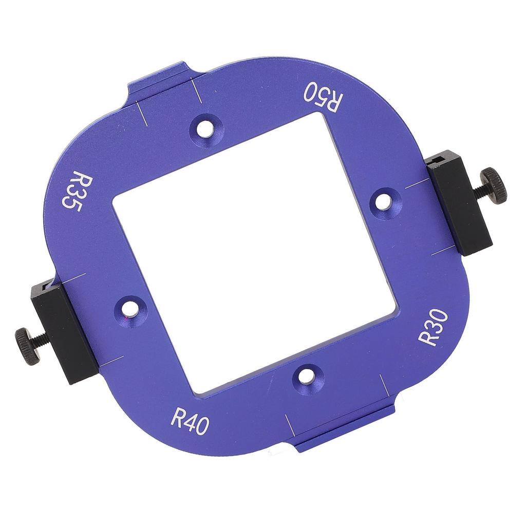 Round Corner Radius Template Woodworking Router Table Jig R30 R35 R40 R50 Angle Trimming Cutter
