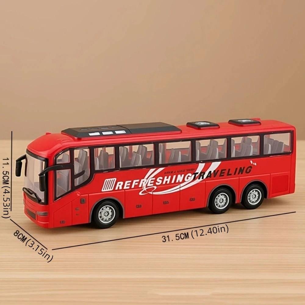1/16 Scale School Bus Model Car Toys Yellow Color Inertia City Bus Toy Children Toy