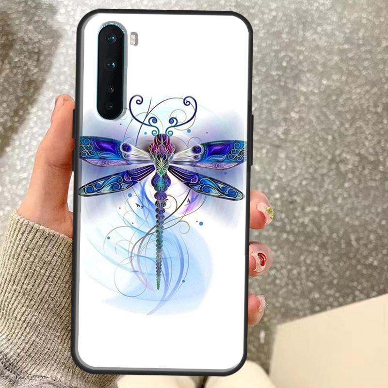 

Dragonfly Animal Art Case For OnePlus 15 12 13 11 10 9 Pro 13R 13T 12R 10T 10R Nord CE 5 2 3 4 Lite N20 N30 Coque OnePlus 13R