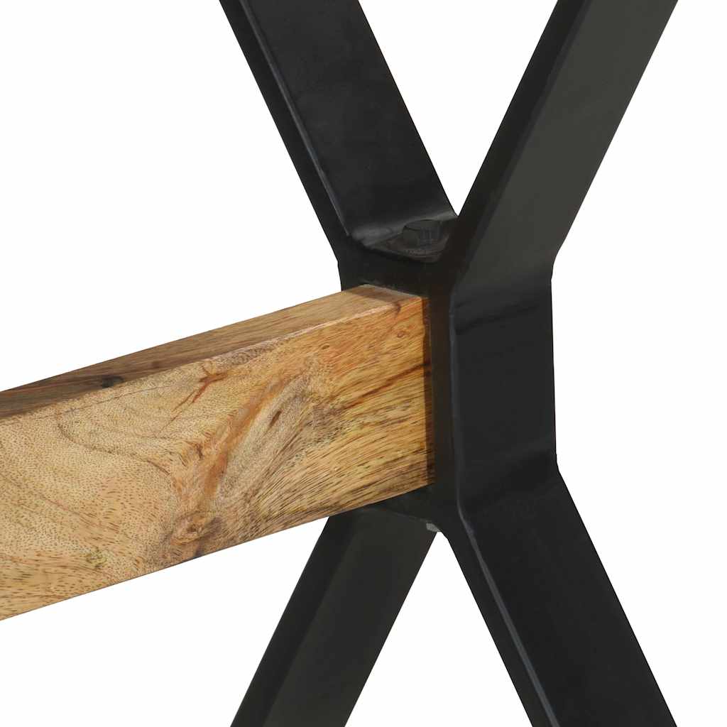 Dining Table 120 x 60 x 76 cm Rough Mango Wood