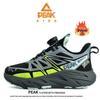 PEAK Kids Winter Plush Lined Sports Shoes – Boys' Casual Soft Sole Outdoor Shock-Absorbing Running Shoes