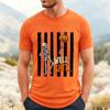 Skeleton Lost Balloon Print Men's T-Shirts Well Shit Funny Skeleton Shirts Dark Humor Halloween Design T-Shirts Gothic Tees Gift