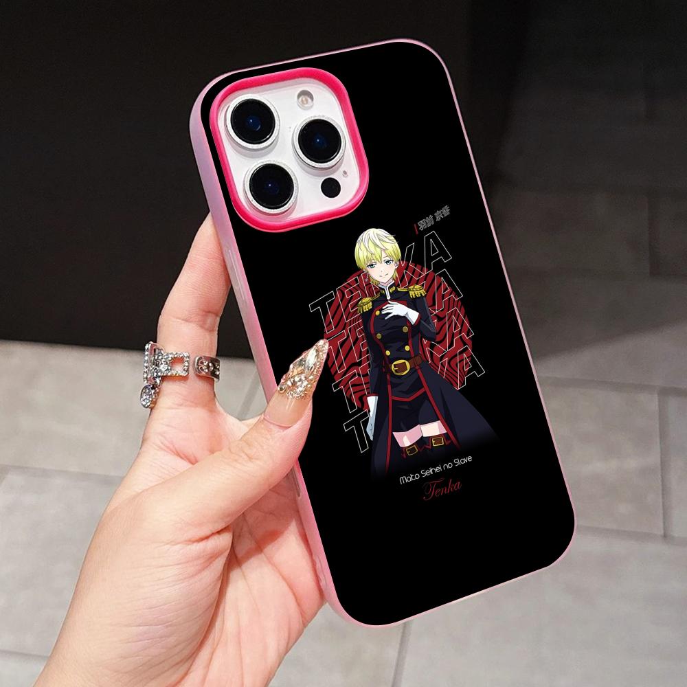 

Mato seihei no slave Tenka Izumo Jelly Double layer Rose Red Mobile Phone Case for iPhone 17 16 15 14 13 12 11 Air Pro Max Plus iPhone 14 Pro