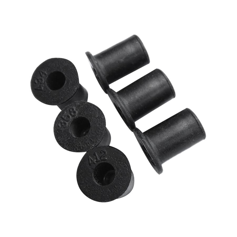 M5 Rubber WellNut 5mm Metric Motorcycle Windscreen Well Nut Wellnuts Brass NUTS 100 Pcs
