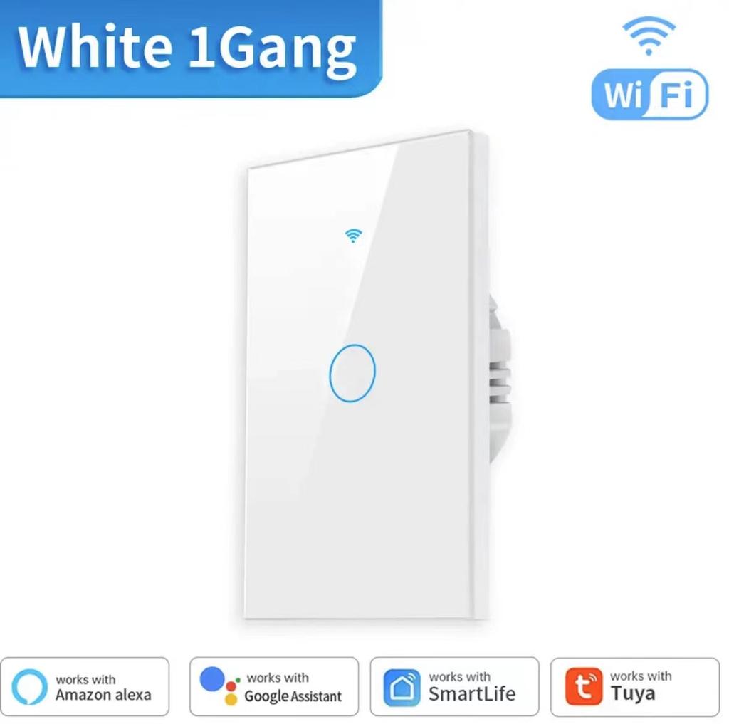 120 US standard WiFi switch, single fire and zero fire universal, graffiti smart APP mobile phone control light switch