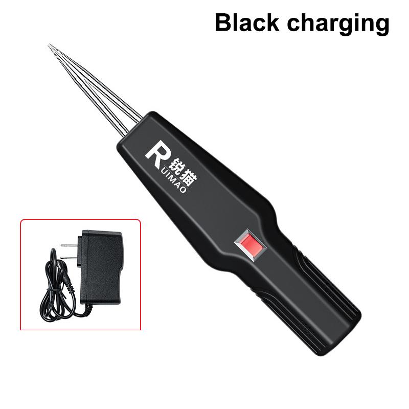 

Електрична пір єзнімна машина Ергономічний дизайн Кухонний гаджет Ручна машина для обскубування курки Для обскубування птиці Індички Гуски Black charging