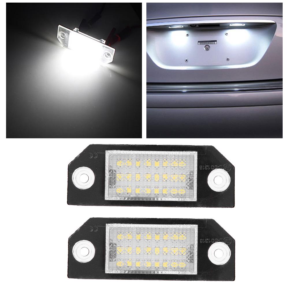 2 szt. 24 Ledowe koraliki Tablica rejestracyjna Lampa Led Light do C-Max Mk2