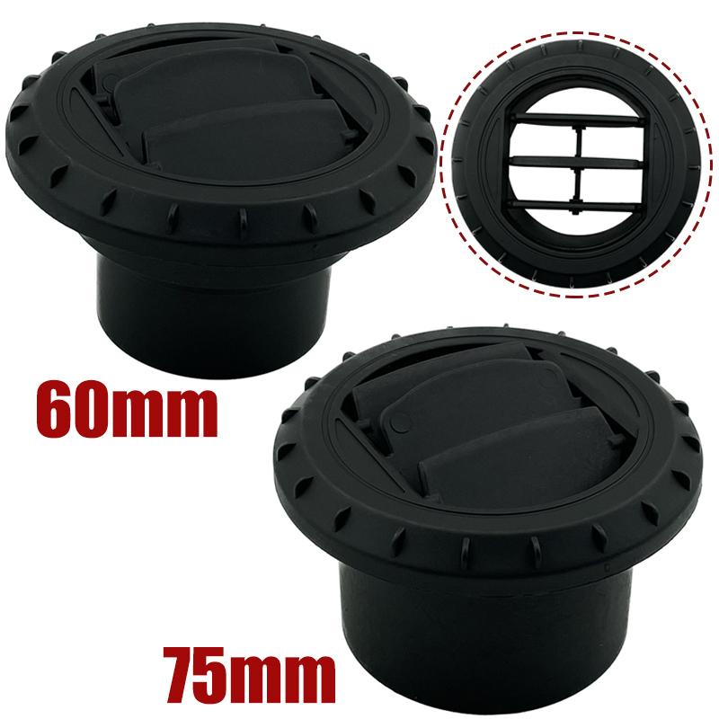 60mm 75mm 90mm Warm Air Vent Outlet Rotatable Air Diesel Heater Air Conditioner For Car Truck VAN Camper Pipe Outlet Connector