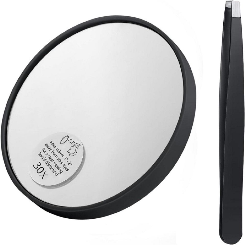 Round Enlarging Cosmetic Mirror 10/20/30X Magnification Vanity Mirror  Unisex