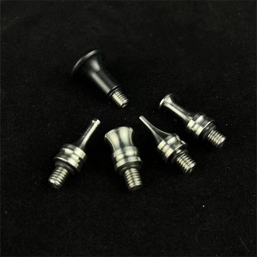 5 Pcs Stainless Steel Replace Heads For Dent Removal Repair Tool Flatting Hammer