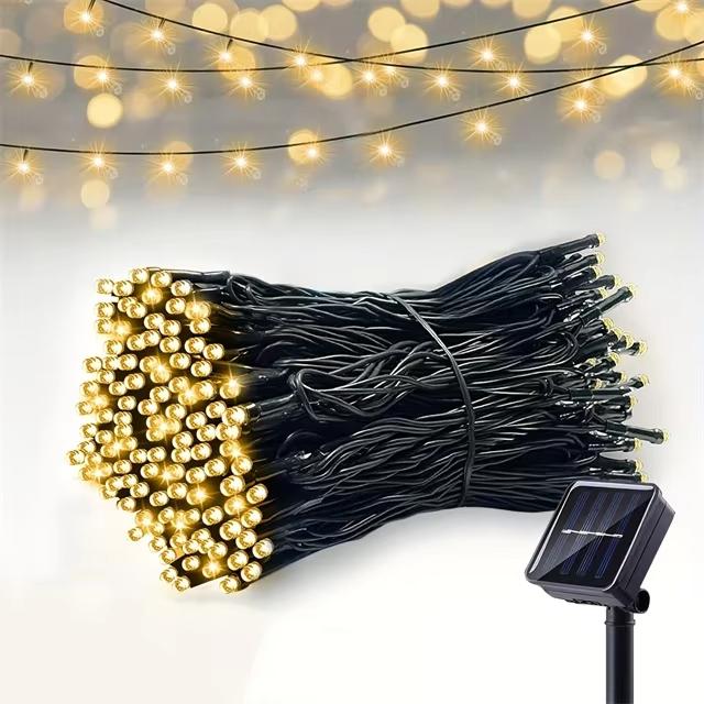 

Garden Solar Light LED Twinkle Starry Fairy String Light 8 Lighting Modes Waterproof for Home Tree Wedding Party Christmas Decor 7M 50LEDs