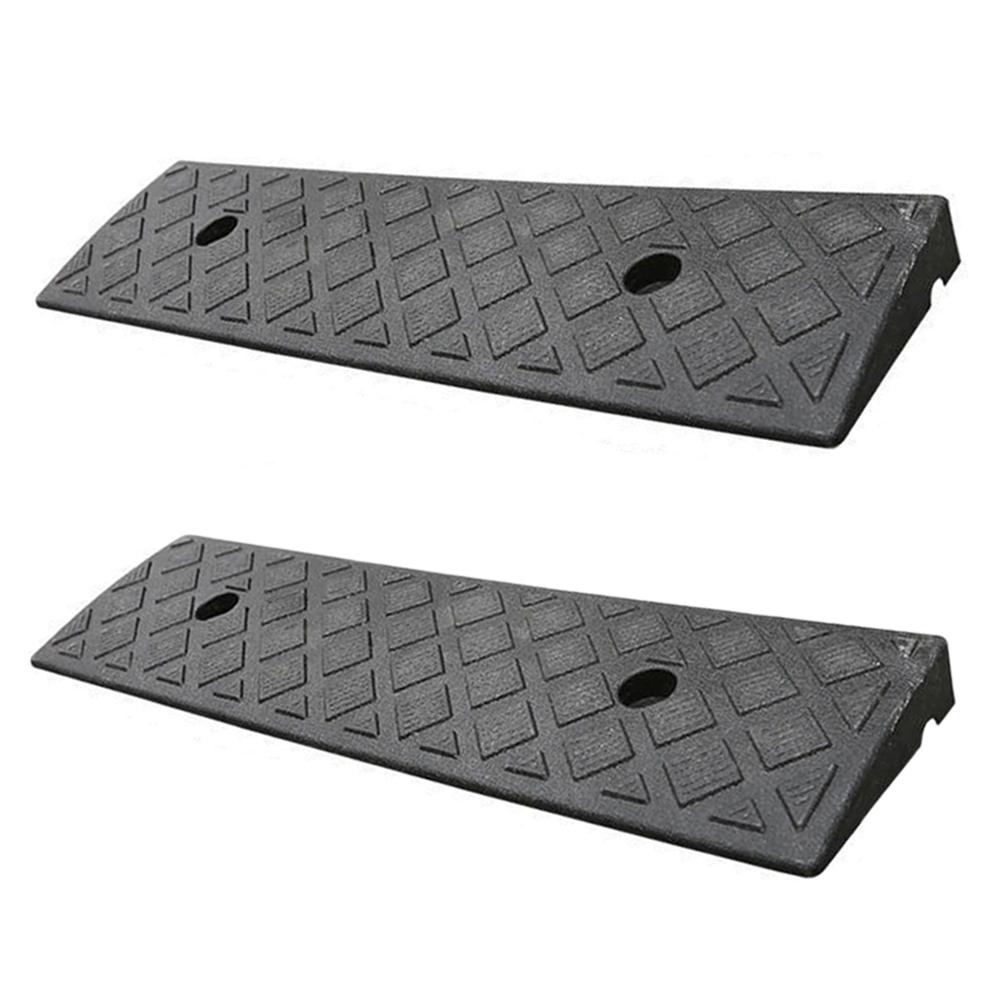 Plastic Kerb Ramp Non-Slip Threshold Ramp 30 Mm Height For Cars Going Uphill Plastic Roadside Slope Accessories