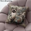 Siamese Cat Floral Throw Pillow Covers Pattern Cushion Cover Suitable For Sofa Bedroom Car Pillow Cover