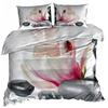 3D Cotton Satin Bedding 140x200cm FLOWER SPA