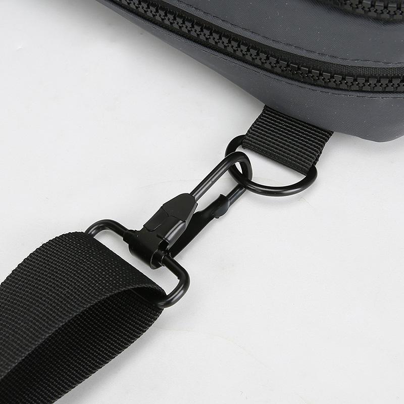 Nylon Crossbody Bag for Men Multiple Pockets