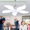 Socket Fan Light Original LED Garage Ceiling Lights Adjustable LED Lamp Head