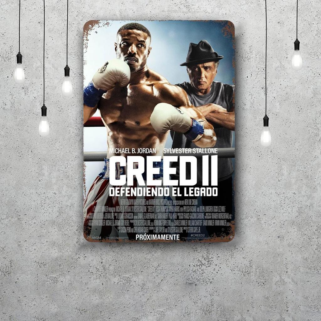 Creed III Creed II Metal Signs wall decor Vintage Tin Signs Captain Metal Poster Decor for Bar Pub Club Wall Decoration