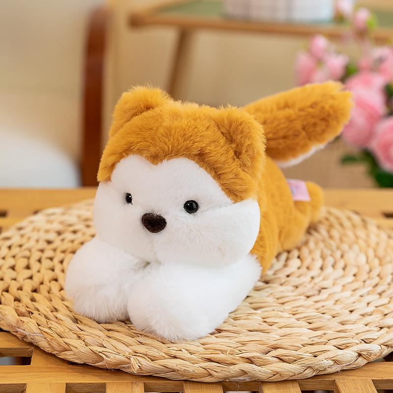 Plush Cartoon Animal Toys Fox Stuffed Dolls Zoo Souvenir Kids Birthday Gift