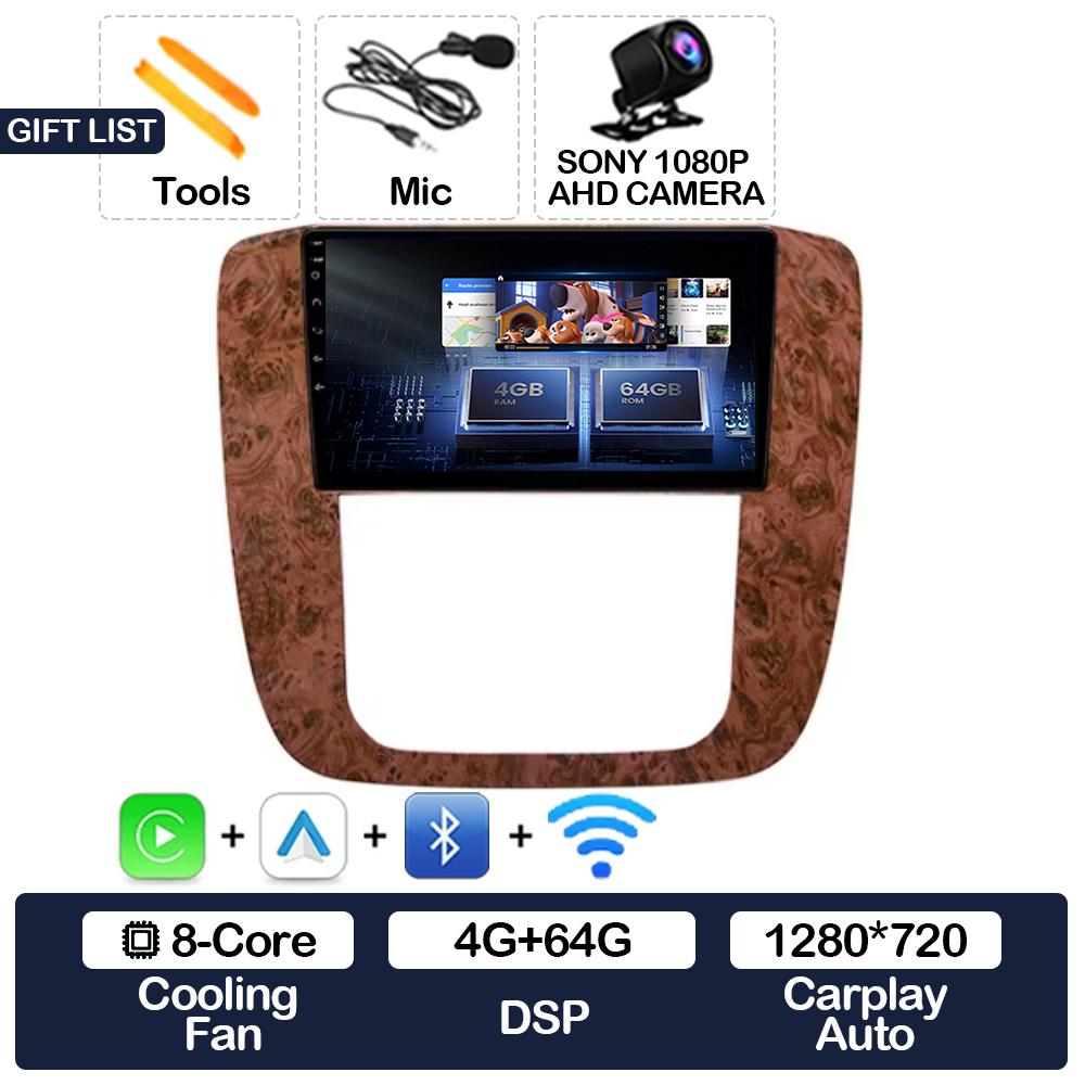 KLNOV1 Android 15 Carplay Auto Car Radio For GMC Yukon Chevrolet Tahoe Suburban 2008 - 2012 Multimedia Stereo Video Player NAVI GPS 4G