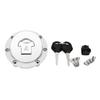 Tank Camp Tank Cap with Key 115mm Diameter CNC Machined for Honda CB400 CB500 Replacement Camping Aluminum Material