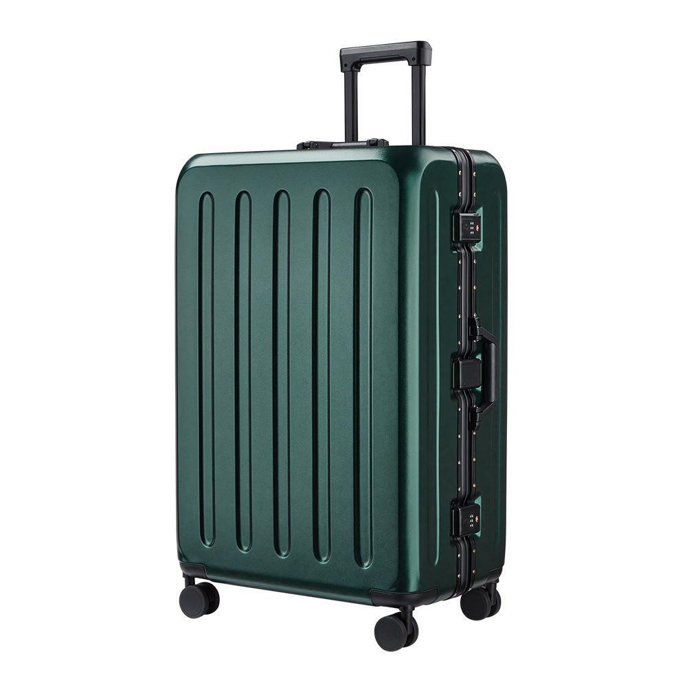 

Yongsheng 28 Большой алюминиевый каркасный чемодан с бесшумными колесами, 24 Противоударный чемодан на колесиках с паролем 26-inch