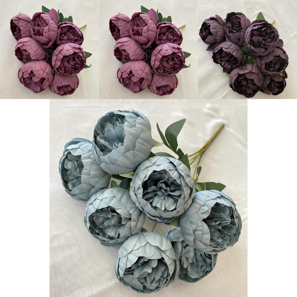 Artificial Peony Flowers For Photography Props And Living Room Decor