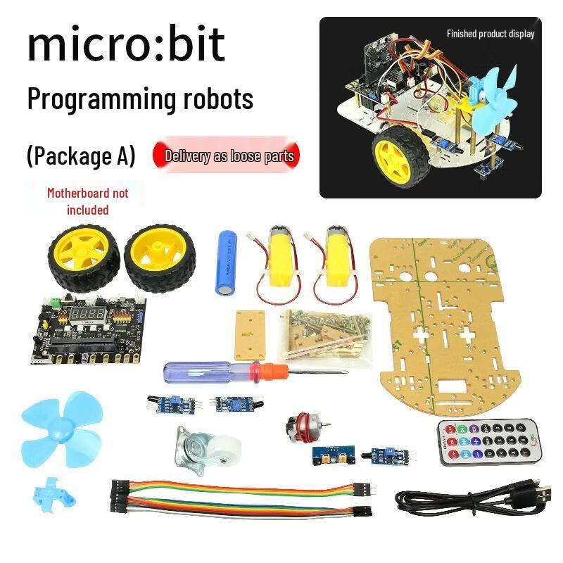 CreateBlock Micro:bit Programming Robot Car Kit N/A
