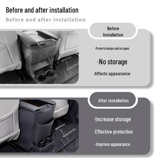Rear Air Vent Anti-Kick Mat for Toyota Sienna & GAC Trumpchi Venza - Protective Car Accessory